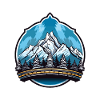 Berge Bergsteiger Symbol