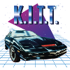Knight Rider KITT Puple Hintergrund