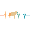 Cow heartbeat