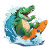Croc on the Beach