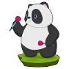 Fléchette Panda Dartpfeil