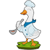Duck Cooking Cooking Spoon Cooking