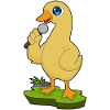 Duck Singer Microphone Singing