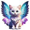 chat avec des ailes