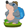Maulwurf Wanderer Rucksack