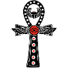 Egyptian Cross of Life (Black)