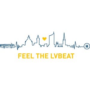 Feel the LVBeat - Skyline blau