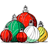 Weihnachtliche Dekokugeln