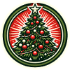 Weihnachtsbaum-Abzeichen