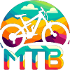 Art vibrant du VTT