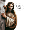 Jésus "J'ai vu ça" meme