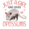 Opossum Herzchen Mädchen Geschenkidee