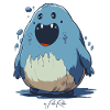 Cartoon Créature Drôle Blob