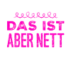 wie nett von dir