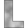Letter L Silver