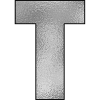 Buchstabe T Silber