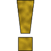 Exclamation Mark Punctuation Mark Gold