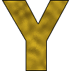 Letter Y Gold