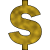 Dollar Sign Gold