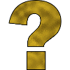 Punctuation Mark Question Mark Gold