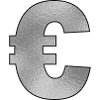 Euro Sign Silver