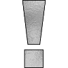 Punctuation mark exclamation mark ! Silver