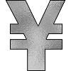 Yen Sign Silver