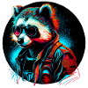 Cyber raccoon