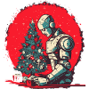 Christmas Time Cyborg