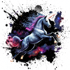 Einhorn im All