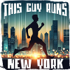 This guy runs Running Shirt