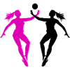 Volleyball Player Silhouette