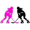 Ice Hockey Player Silhouette