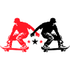 Skateboarding Man Silhouette Skateboard