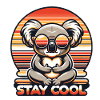 Cool Zen Koala - Relaxation Guaranteed