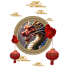 Bonne année du Dragon Chinois