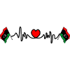 Heart rate cardio flag Libya