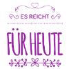 es ist genug