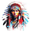Amérindien amérindien Brave guerrier Inspiration