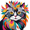 Chat psychadelique