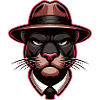 Panther with hat