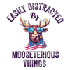Easily Distracted Funny Moose Moose