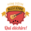 Musicienne qui déchire