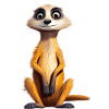 Niedliches Erdmännchen Kinder