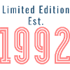 Limited Edition 1992 Birthday