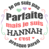 HANNAH PARFAITE - PRENOM HANNAH