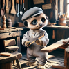 Erdmännchen als Tischler