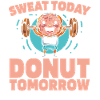 Donut Fitness Funny Donut Gym