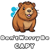 Capybara Don't worry be capy