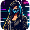 Fille Cyberpunk Cool